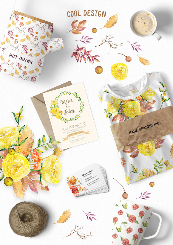 Watercolor Autumn Story in Illustrations - product preview 4