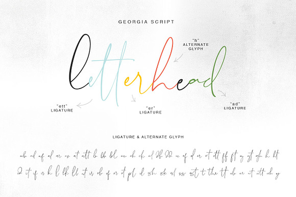 Georgia Script in Wedding Fonts - product preview 5