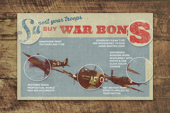 National Service - War Posters Kit in Photoshop Layer Styles - product preview 1