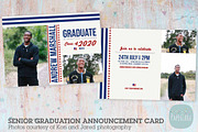 AG004 Senior Guy Graduation Card