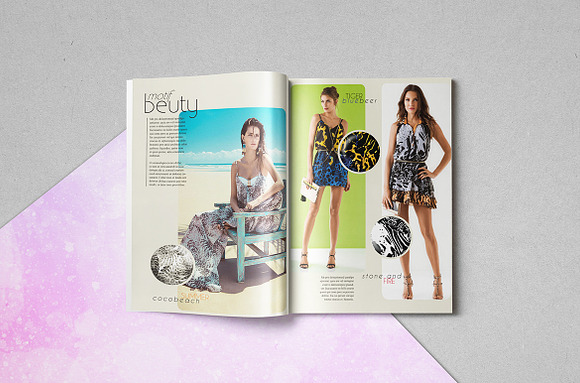 Fashion Magazine Template  in Magazine Templates - product preview 3