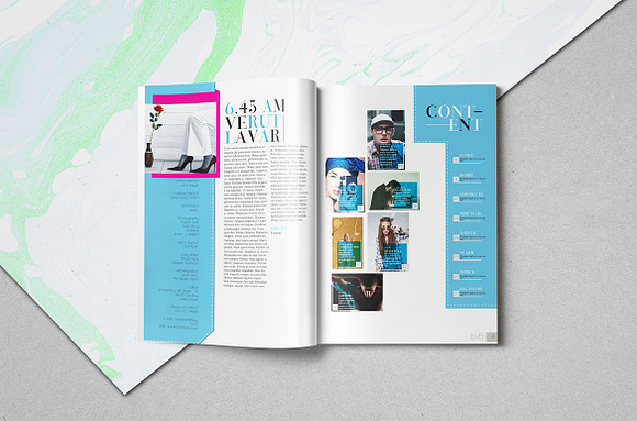 Lifestyle Magazine Template in Magazine Templates - product preview 2
