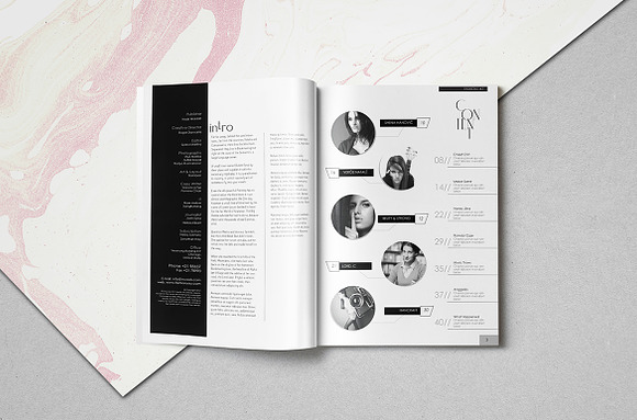 B/W Magazine  in Magazine Templates - product preview 1