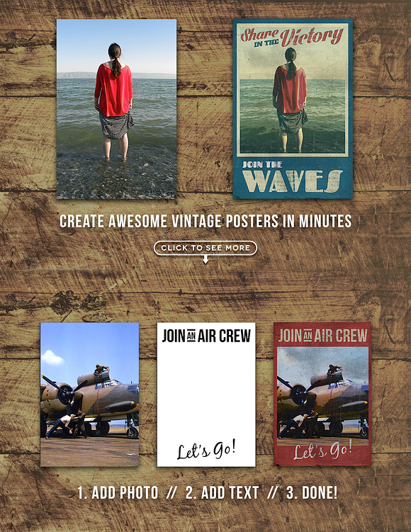 National Service - War Posters Kit in Photoshop Layer Styles - product preview 4