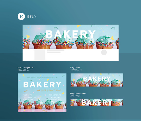 Social Media Pack | Bakery in Social Media Templates - product preview 7
