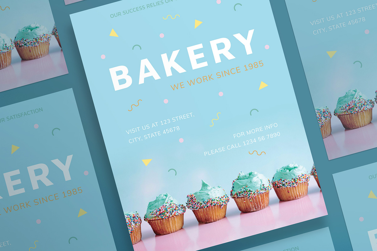 Posters | Bakery in Flyer Templates - product preview 8