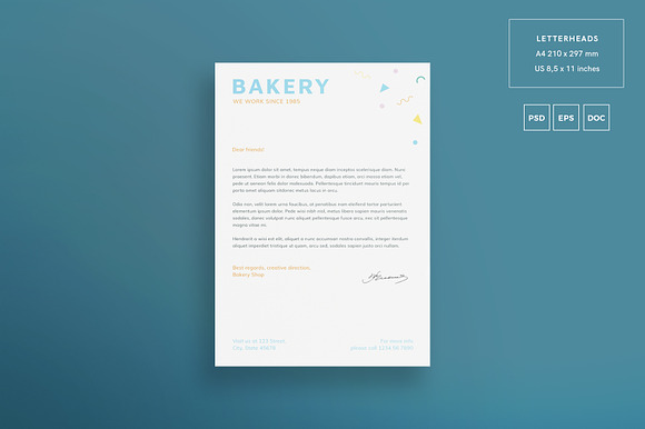 Mega Bundle | Bakery in Templates - product preview 1