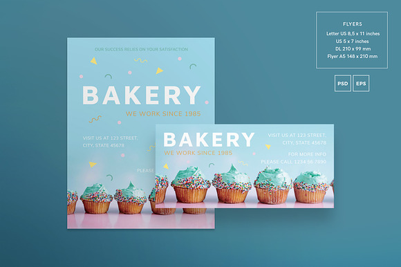 Promo Bundle | Bakery in Templates - product preview 4
