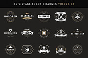 20% Off - 15 Retro Vintage Logotypes