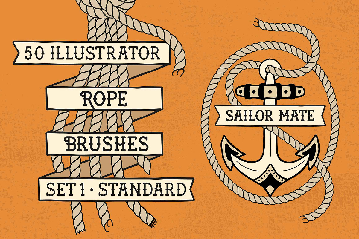 Sailor Mate's Rope Brushes I in Photoshop Brushes - product preview 8