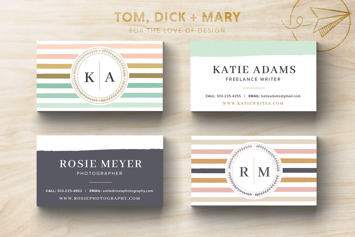Monogram Flourish in Business Card Templates - product preview 8