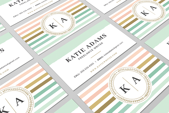 Monogram Flourish in Business Card Templates - product preview 1