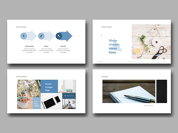 Portfolio PowerPoint Template in PowerPoint Templates - product preview 3