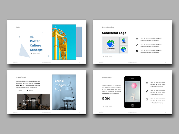 Portfolio PowerPoint Template in PowerPoint Templates - product preview 4