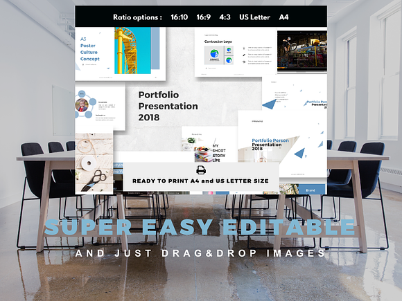 Portfolio PowerPoint Template in PowerPoint Templates - product preview 6