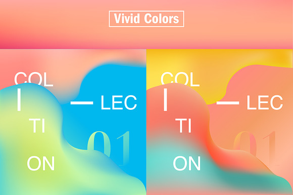 Vivid & Bright Gradients - Updated in Photoshop Gradients - product preview 1