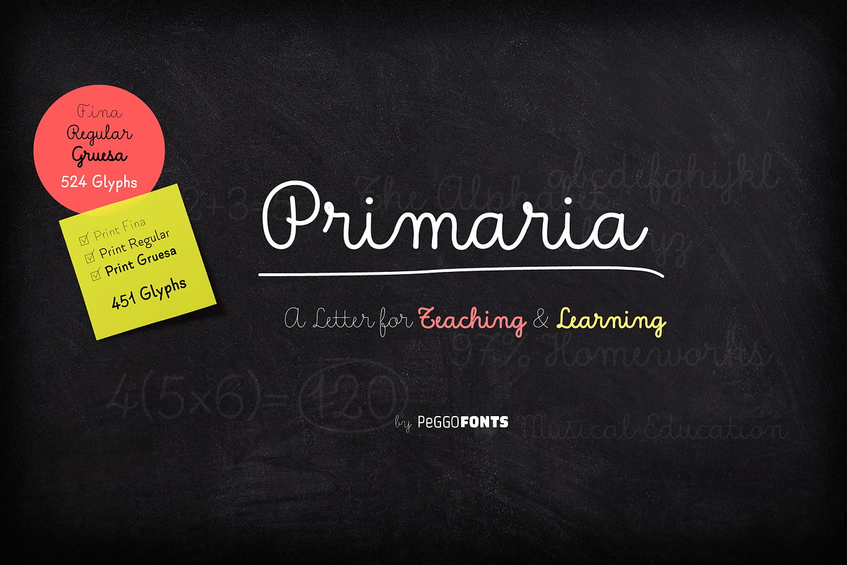 Primaria in Script Fonts - product preview 8