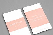 Simple elegant pinkish card  
