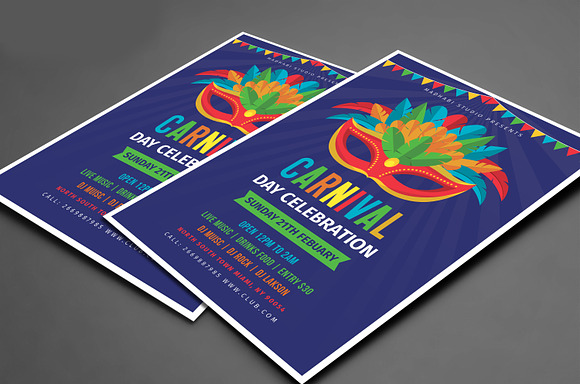Carnival Day Celebration Flyer in Flyer Templates - product preview 5