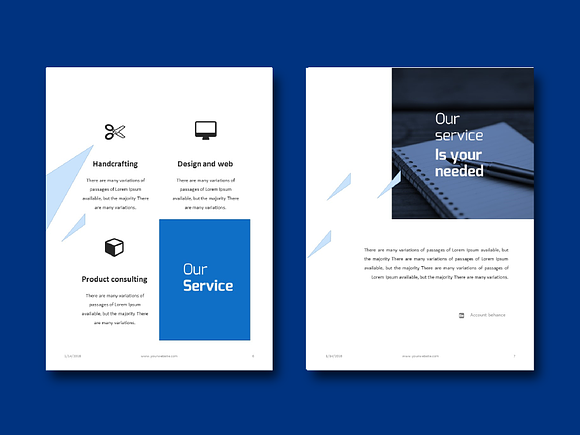 Project Proposal eBook Template in Brochure Templates - product preview 1