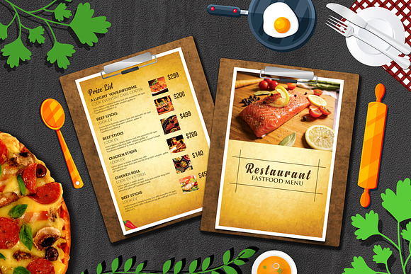 Restaurant Menu Templates in Flyer Templates - product preview 1