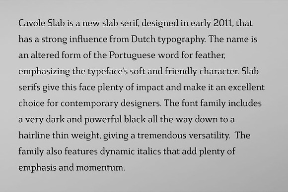 Cavole Slab in Slab Serif Fonts - product preview 3