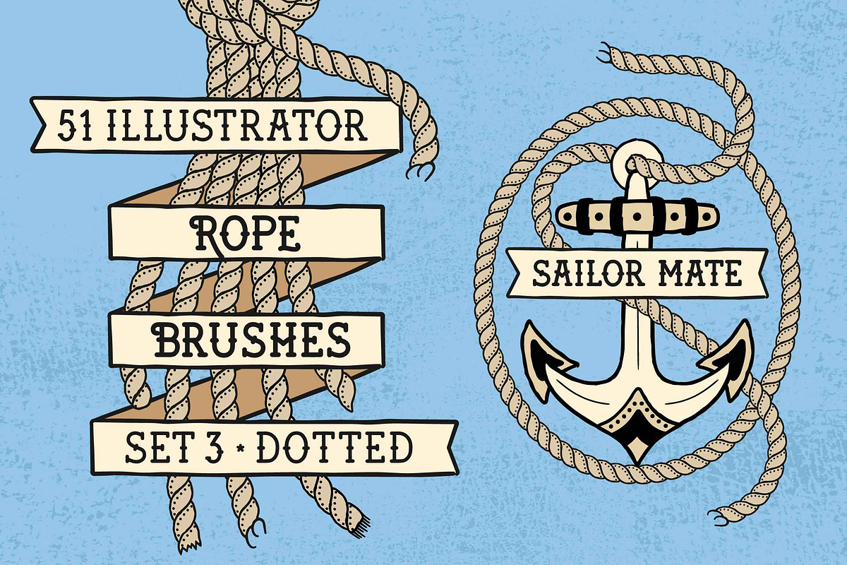 Sailor Mate's Rope Brushes III in Photoshop Brushes - product preview 8