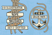 Sailor Mate's Rope Brushes III
