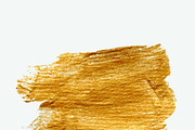 Realistic golden textures - vector