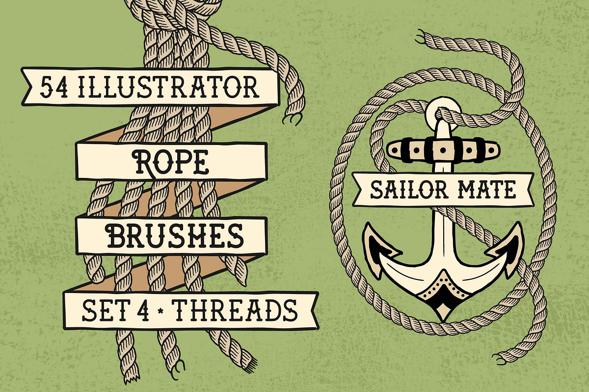 Sailor Mate's Rope Brushes IV in Photoshop Brushes - product preview 8