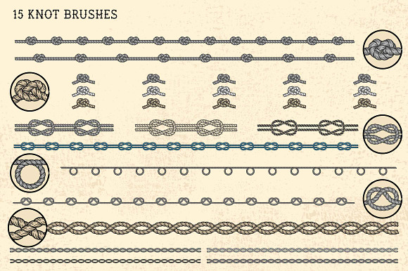 Sailor Mate's Rope Brushes V in Photoshop Brushes - product preview 3