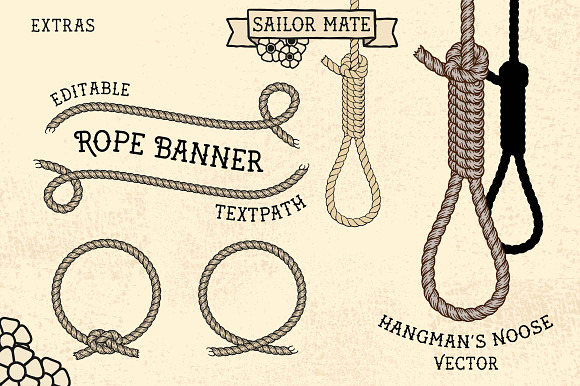 Sailor Mate's Rope Brushes V in Photoshop Brushes - product preview 5