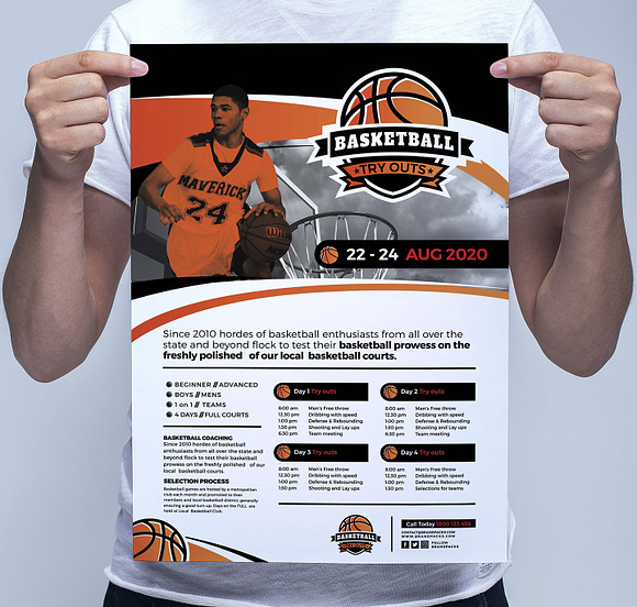 Basketball Templates Pack in Flyer Templates - product preview 1