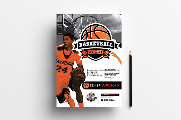 Basketball Templates Pack in Flyer Templates - product preview 2