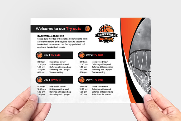 Basketball Templates Pack in Flyer Templates - product preview 5