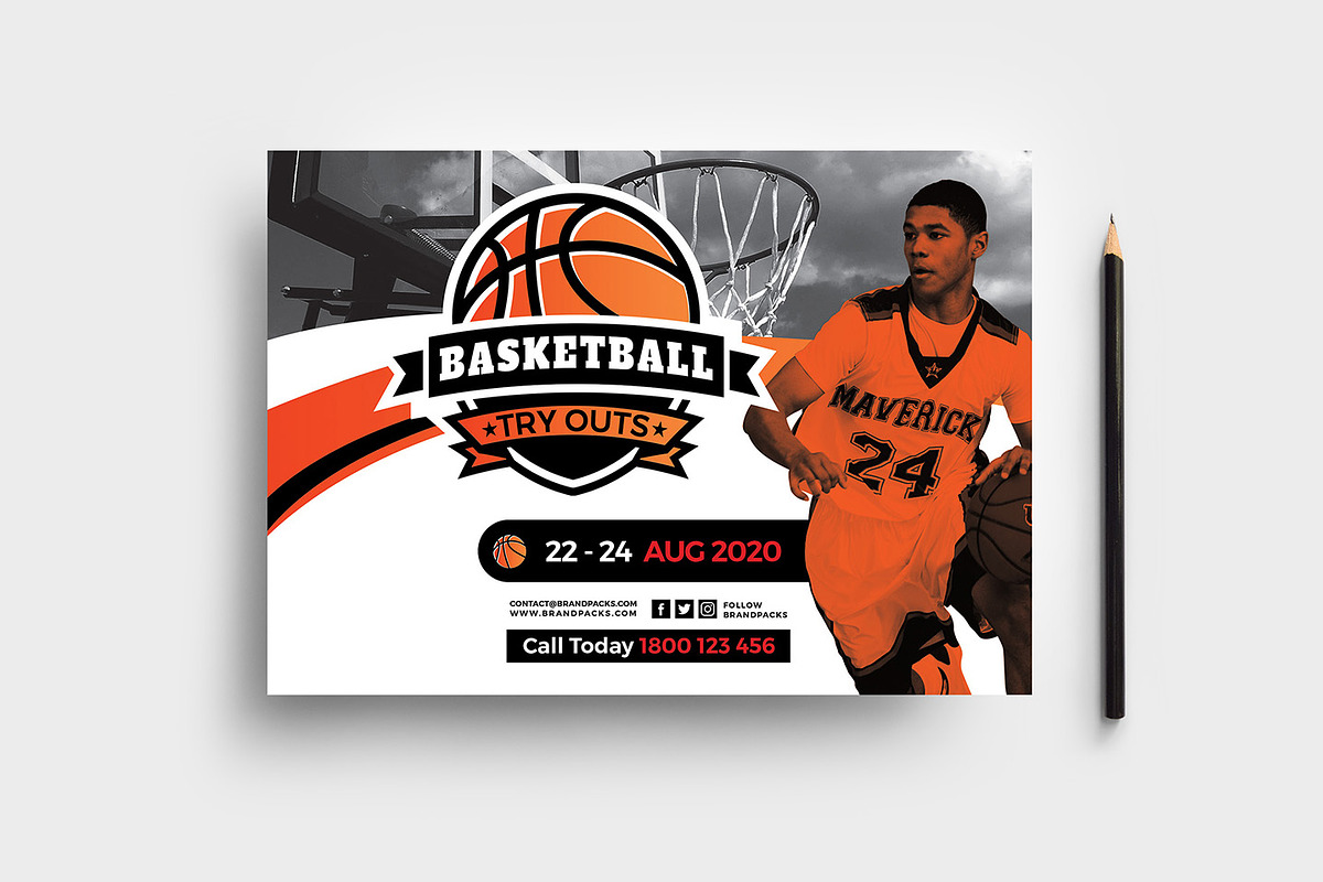 Basketball Flyer Templates in Flyer Templates - product preview 8