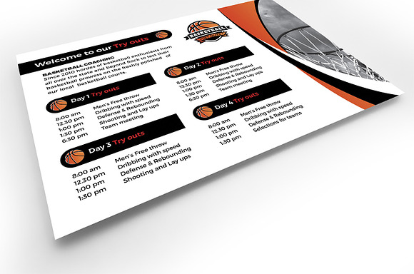 Basketball Flyer Templates in Flyer Templates - product preview 3