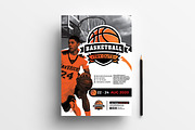 A4 Basketball Poster Templates