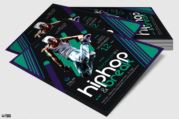 Dance Classes Flyer Template V2 in Flyer Templates - product preview 3
