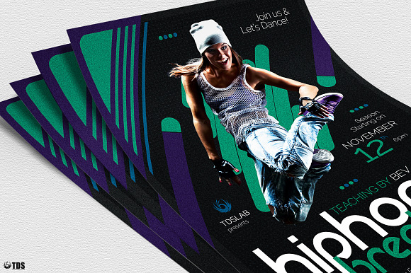 Dance Classes Flyer Template V2 in Flyer Templates - product preview 4