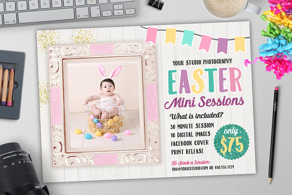Easter Marketing Photography Templat