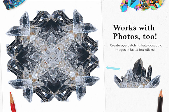 Vector Kaleidoscope for Adobe Ai in Photoshop Plugins - product preview 6
