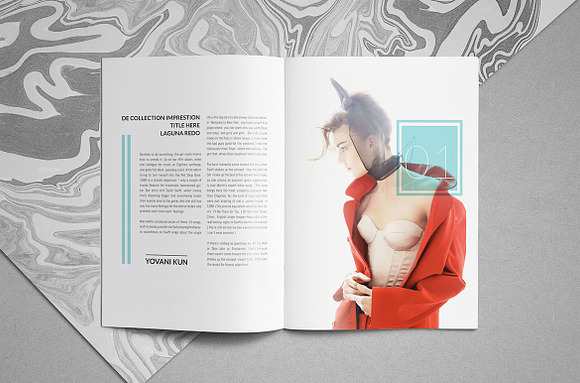 Lookbook Fashion Catalog in Brochure Templates - product preview 1