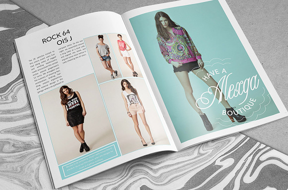 Lookbook Fashion Catalog in Brochure Templates - product preview 2