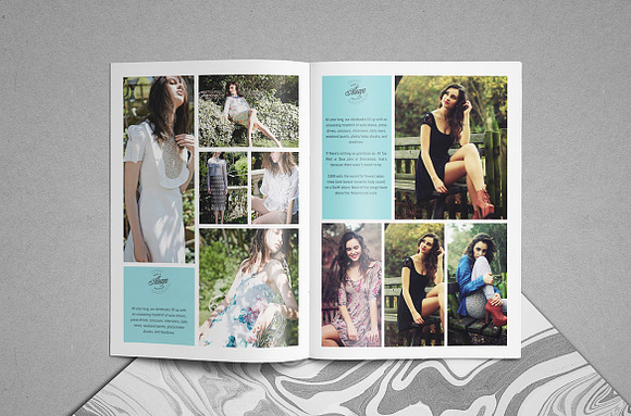 Lookbook Fashion Catalog in Brochure Templates - product preview 3