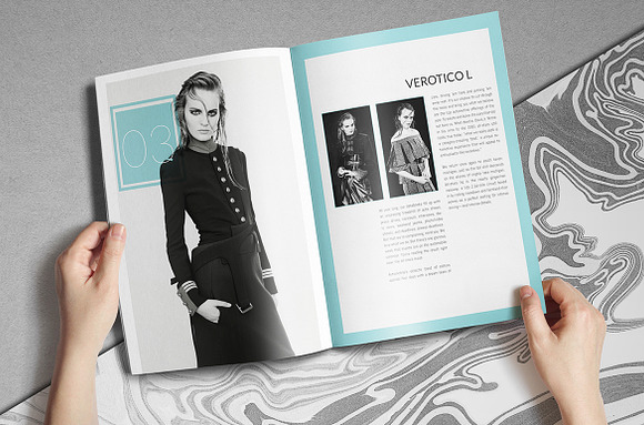 Lookbook Fashion Catalog in Brochure Templates - product preview 4