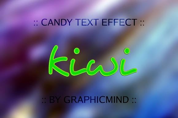 Candy Text Effect in Photoshop Layer Styles - product preview 1