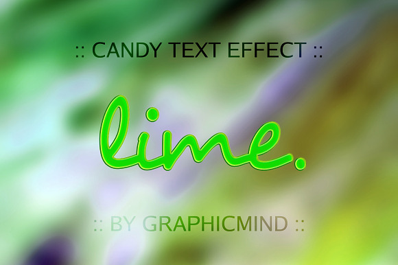 Candy Text Effect in Photoshop Layer Styles - product preview 2