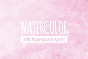 Pink Watercolor Texture Backgrounds