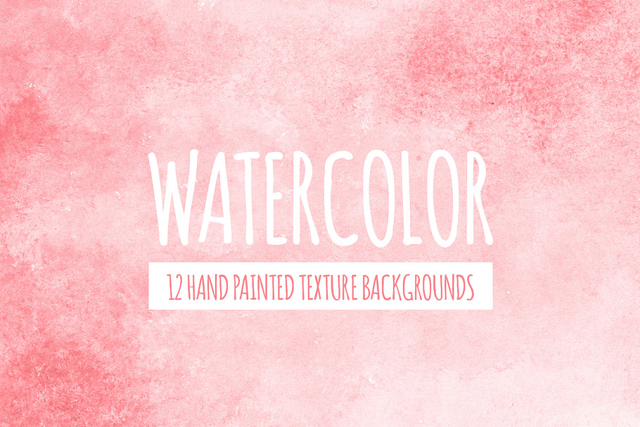 Coral Red Watercolor Backgrounds